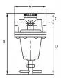 Regulator pentru presiuni mari, max. 60 bar, include manometru