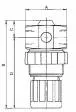 Regulator presiune din Inox, pentru medii lichide, fara manometru