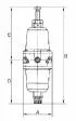 Filtru regulator de precizie fara manometru, nu contine metale neferoase