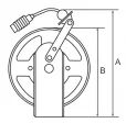 Derulator furtun aer/apa, PU