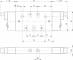 Distribuitor 5/3 centru exhaustat - montaj in linie