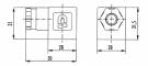 Conector forma A