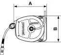 Derulator furtun aer comprimat