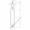 Robinet fluture manual, tip Lug, garnitura schimbabila