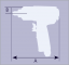 Pistol pneumatic de insurubat cu impact 1/2 - 390Nm - 11700 rot/min