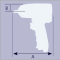 Pistol pneumatic de insurubat cu impact 3/8 - 340Nm - 11000 rot/min