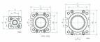 Cilindru opritor simpla actiune tija neteda - arc spate ISO 21287