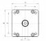Cilindru compact simpla actiune magnetic - arc frontal, Ø125 - 250