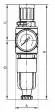 Filtru regulator cu pahar policarbonat si manometru, seria Multifix Mini