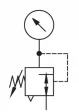 Regulator presiune de precizie cu manometru, G 3/8&QUOT;, 0,1 - 2 bar, 2750 l/min, seria Future