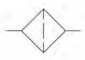 Activated carbon filter, metal bowl and sight glass, Future series
