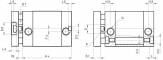 Cilindru compact UNITOP dubla actiune magnetic anti-rotatie, tija filet exterior