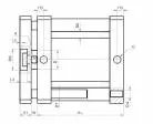 Cilindru compact dubla actiune magnetic anti-rotatie, Ø125 - 250