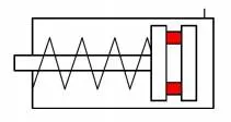 Cilindru compact simpla actiune magnetic - arc frontal, Ø125 - 250