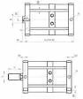 Cilindru compact tandem multi-pozitie magnetic, Ø125 - 250