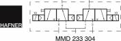Distribuitor 2 x 3/2 - motaj pe placa / in insula