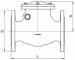 Supapa de sens oscilanta 2&QUOT; (DN50), flanse DIN PN 16