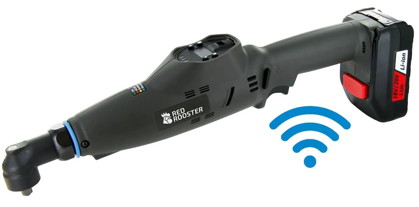 Cheie unghiulara electrica cu traductor, WLAN, hexagon 1/4&QUOT;, cuplu 5-16 Nm, 120-600 rot/min