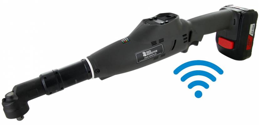 Cheie unghiulara electrica cu traductor, WLAN, patrat 1/2&QUOT;, cuplu 20-48 Nm, 60-210 rot/min