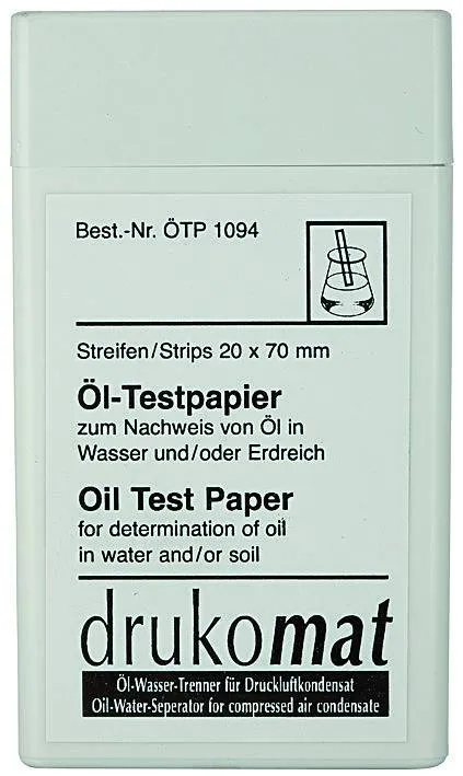 Test ulei hartie (50 bucati)