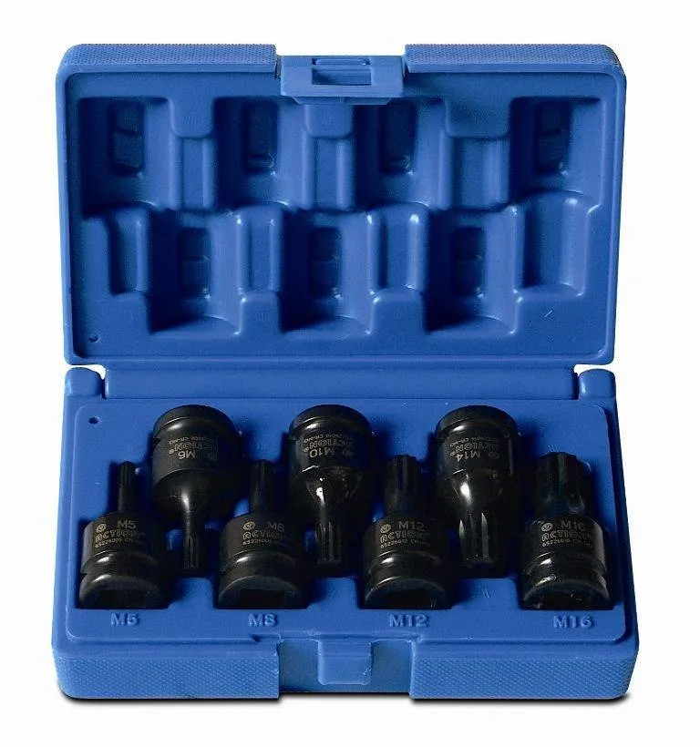 Set tubulare de impact 1/2&QUOT; - patrat antrenare triplu