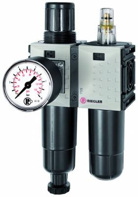Grup preparare, 2 piese, pahar metalic, manometru standard, seria Future Mini