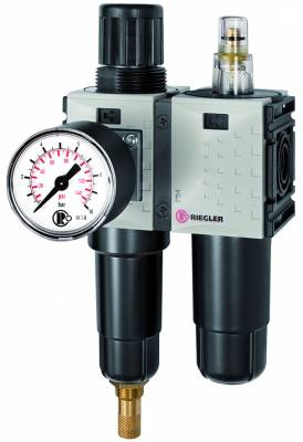 Grup preparare, 2 piese, pahar metalic, manometru standard, seria Future Mini