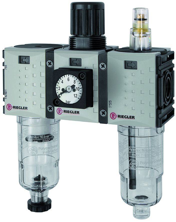 Grup preparare, 3 piese, pahar policarbonat, manometru compact, seria Future Mini