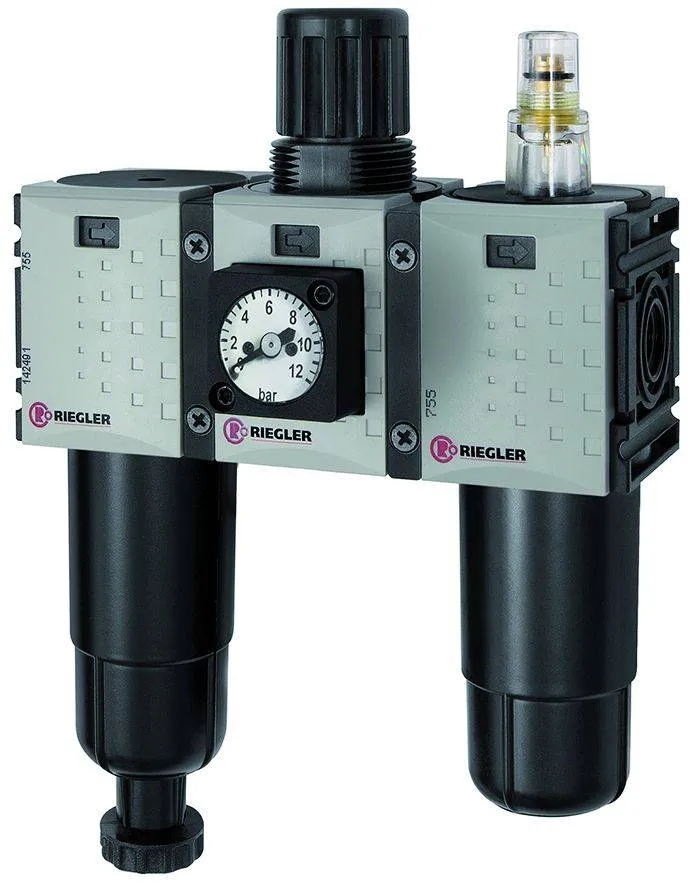 Grup preparare, 3 piese, pahar metalic, manometru compact, seria Future Mini