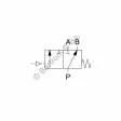 Ventil 3/2 - tip Sigma, presiune actionare 3 - 10 bar