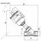Ventil cu piston - actuator pneumatic - NC (normal inchis) - Inox