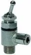 Ventil cu parghie 2/2 cu filet exterior si cupla push-in